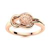 Image 1 : Natural 1.21 CTW Morganite Solitaire Ring 14K Rose Gold