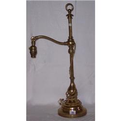 ADJUSTABLE BRASS LAMP