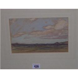 GILT FRAMED WATER COLOUR "LANDSCAPE" BY WILLIAM TIMMINS