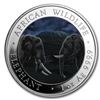 Image 2 : 2020 Somalia 2-Coin 1 oz Silver Elephant Set Day/Night (Colored)
