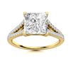 Image 1 : Natural 1.56 CTW Diamond Solitaire Ring 18K Yellow Gold