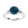 Image 1 : Natural 1.05 CTW Topaz Solitaire Ring 14K White Gold