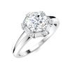 Image 2 : Natural 1.32 CTW Diamond Solitaire Ring 18K White Gold