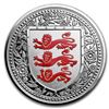 Image 1 : 2018 Gibraltar 1 oz Silver Royal Arms of England Proof (Red)