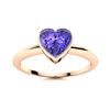 Image 1 : Natural 1.55 CTW Tanzanite Solitaire Ring 14K Rose Gold