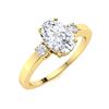 Image 2 : Natural 1.43 CTW Diamond Solitaire Ring 18K Yellow Gold