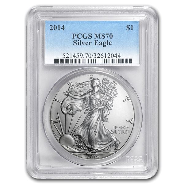2014 Silver American Eagle MS-70 PCGS