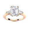 Image 1 : Natural 0.73 CTW Diamond Solitaire Ring 14K Rose Gold