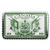 Image 1 : 2019 Canada 1 oz Ag $20 Historical Stamps: Coat of Arms & Flags