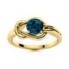 Image 1 : Natural 1.05 CTW Topaz Solitaire Ring 14K Yellow Gold