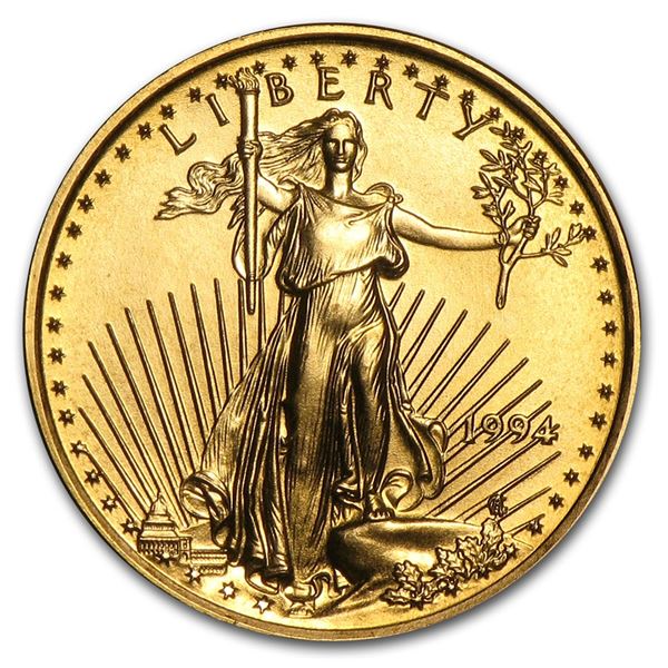 1994 1/10 oz Gold American Eagle BU