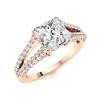 Image 2 : Natural 1.73 CTW Diamond Solitaire Ring 14K Rose Gold
