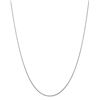 Image 1 : 14k White Gold .80 mm Round Snake Chain Necklace - 18 in.
