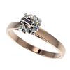 Image 1 : 1 ctw Certified Quality Diamond Engagment Ring 10k Rose Gold - REF-139H2R