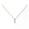 Image 2 : 0.6 ctw Pear Cut Diamond Designer Necklace 18K Yellow Gold - REF-89R6K