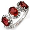 Image 1 : 2.33 ctw Pink Tourmaline & Diamond Ring 10k White Gold - REF-29R9K