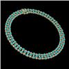 Image 2 : 38.99 ctw Swiss Topaz & Diamond Necklace 10K Yellow Gold - REF-427K3Y