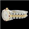 Image 4 : Rolex Ladies Two Tone 14K Gold/SS, Diam Dial & Diam/Ruby Bezel, Sapphire Crystal