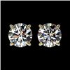 Image 1 : 1.52 ctw Certified Quality Diamond Stud Earrings 10k Yellow Gold - REF-127K5Y