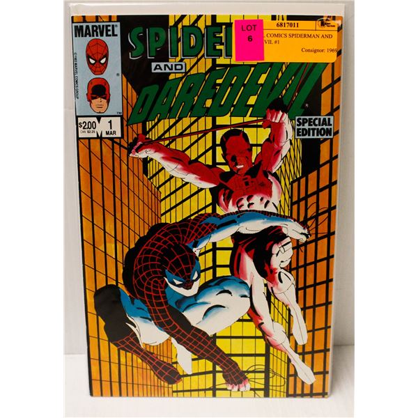 MARVEL COMICS SPIDERMAN AND DAREDEVIL #1