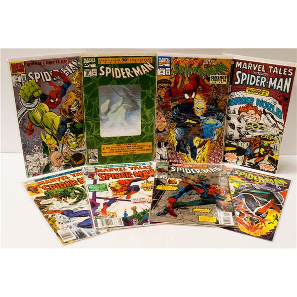 8 MARVEL SPIDERMAN#7,18,19,26,46,122,130,202