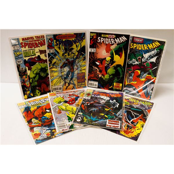 8 ASSORTED MARVEL SPIDERMAN COMICS