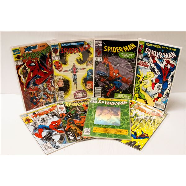 8 ASSORTED MARVEL SPIDERMAN COMICS