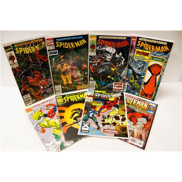 8 ASSORTED MARVEL SPIDERMAN COMICS