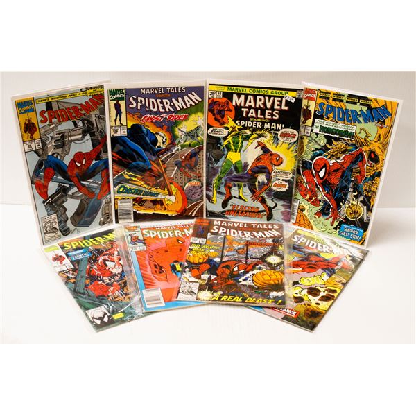 8 ASSORTED MARVEL SPIDERMAN COMICS