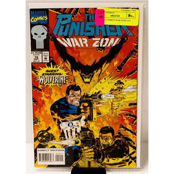 MARVEL COMICS WAR ZONE #19