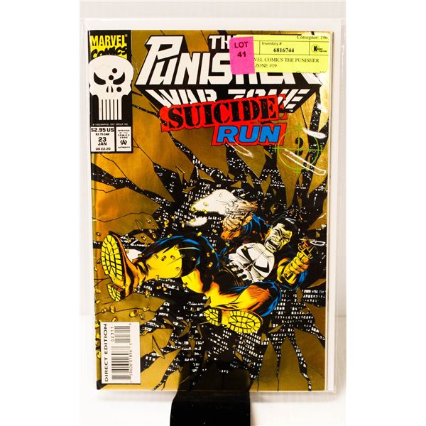 MARVEL COMICS THE PUNISHER WAR ZONE #19