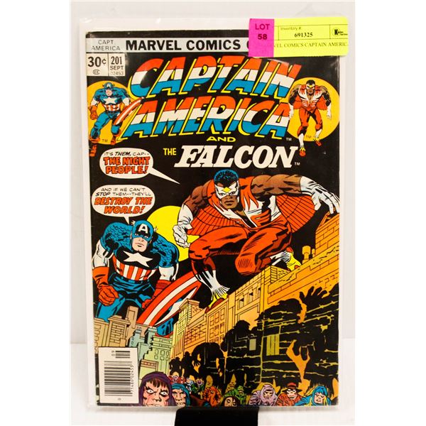 MARVEL COMICS CAPTAIN AMERICA #201