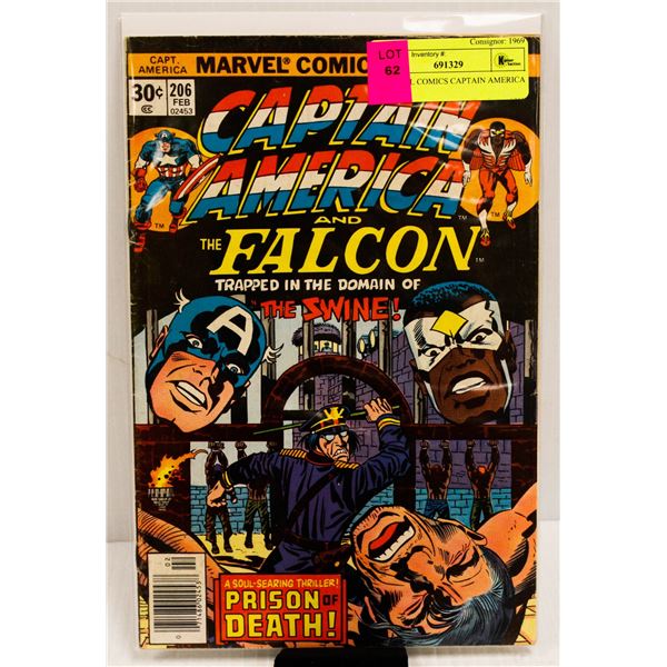 MARVEL COMICS CAPTAIN AMERICA #206