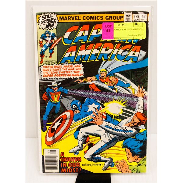 MARVEL COMICS CAPTAIN AMERICA #229