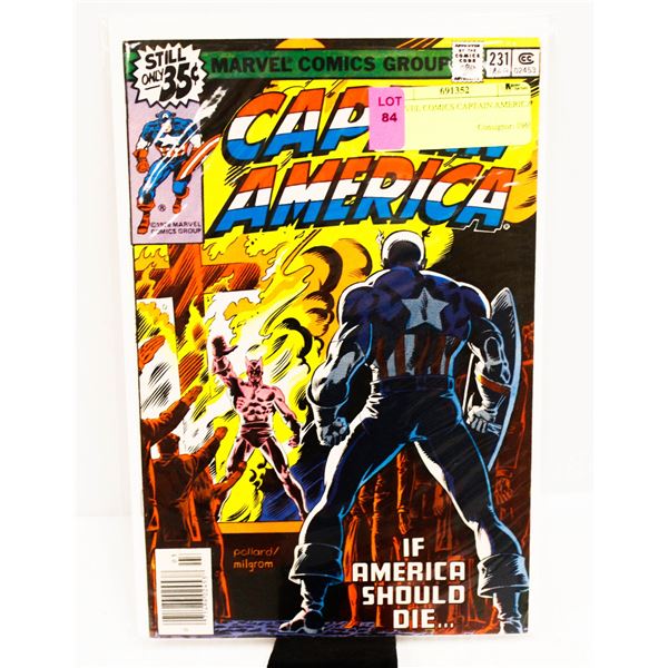 MARVEL COMICS CAPTAIN AMERICA #231
