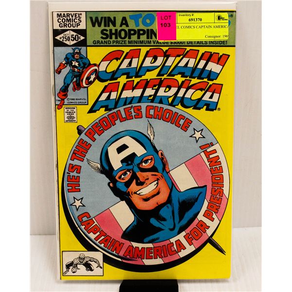 MARVEL COMICS CAPTAIN AMERICA #250