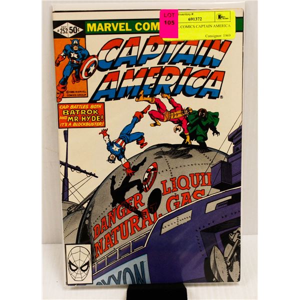 MARVEL COMICS CAPTAIN AMERICA #252