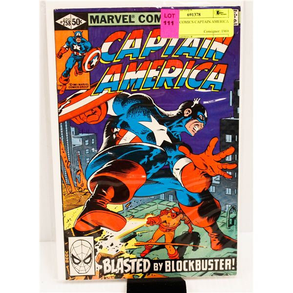 MARVEL COMICS CAPTAIN AMERICA #258