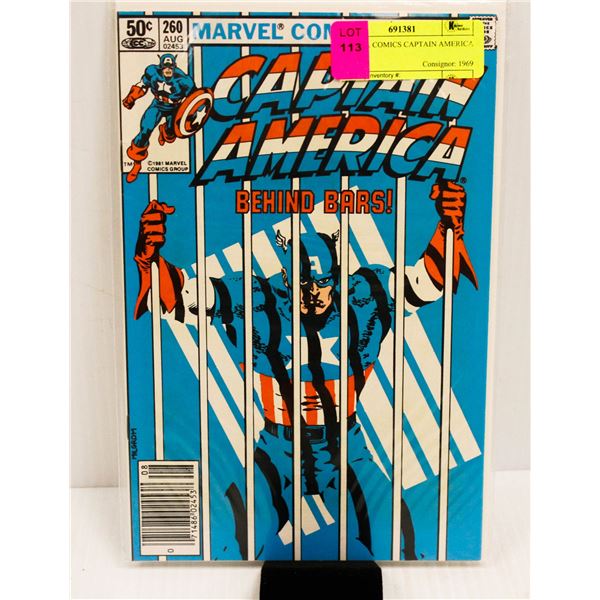 MARVEL COMICS CAPTAIN AMERICA #260