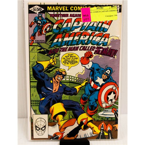 MARVEL COMICS CAPTAIN AMERICA #261