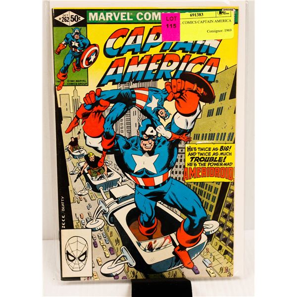MARVEL COMICS CAPTAIN AMERICA #262