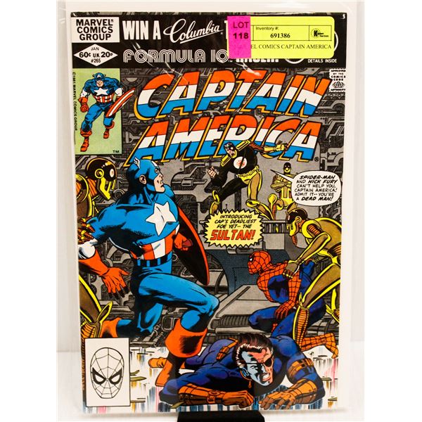 MARVEL COMICS CAPTAIN AMERICA #265