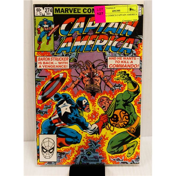 MARVEL COMICS CAPTAIN AMERICA #274