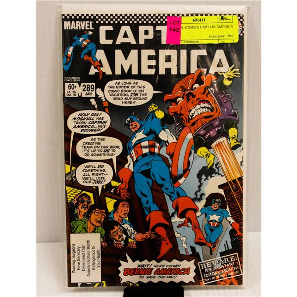 MARVEL COMICS CAPTAIN AMERICA #289