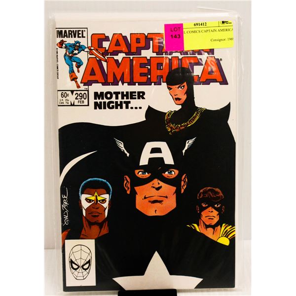 MARVEL COMICS CAPTAIN AMERICA #290