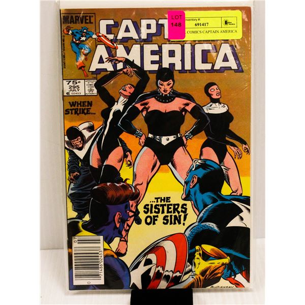 MARVEL COMICS CAPTAIN AMERICA #295