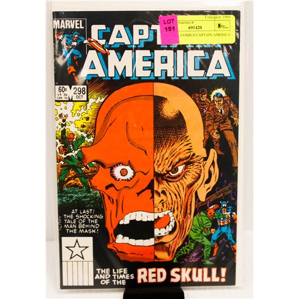 MARVEL COMICS CAPTAIN AMERICA #298