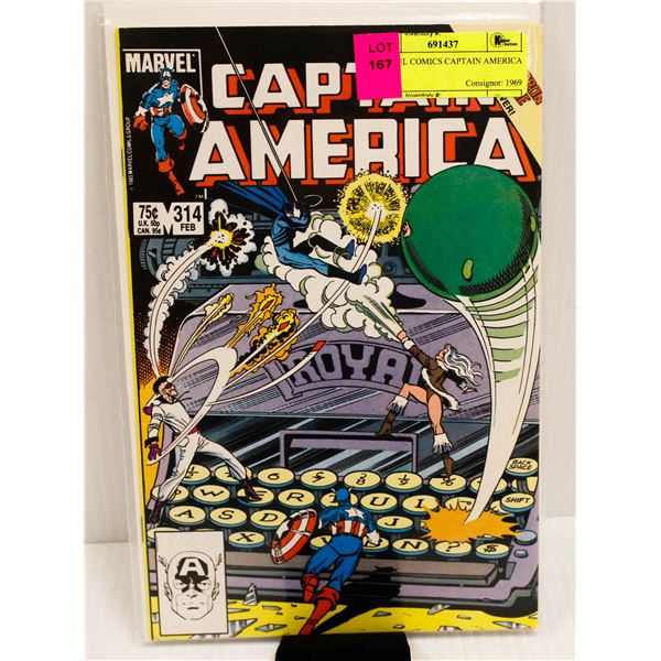 MARVEL COMICS CAPTAIN AMERICA #314