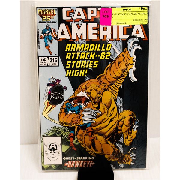 MARVEL COMICS CAPTAIN AMERICA #316