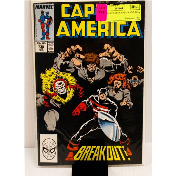MARVEL COMICS CAPTAIN AMERICA #340